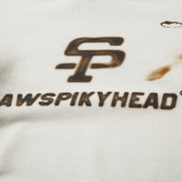 Letter Printing Spray Painting Dirty Sweater
