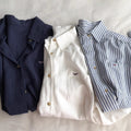 Women's Lapel Pocket Simple Fashion Embroidered Shirt