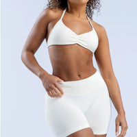 Womens High-intensity Halter Bra With Chest Pads