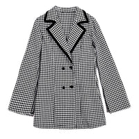 Women's Suit Jacket Split Long Sleeve Commuting Elegant