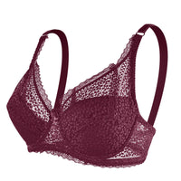 European And American Women's Plus Size Lace Bra