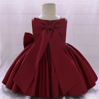 Children's Birthday Big Bow Dress