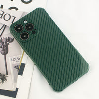 Kevlar Pattern Protective Case TPU Soft Shell Carbon Fiber