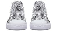 Fashion Printed Couple High Top Canvas Shoes
