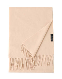 Water Ripple Pure Color Cashmere Warm Scarf