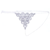 Round Rhinestone Body Chain European And American Sexy Beach Bikini Breast Chain Women