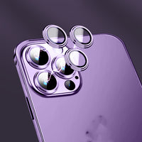 Metal Frame Transparent Lens Cover Phone Case