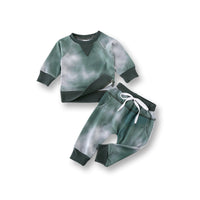 Tie-dye Sweater Pants Children's Suit