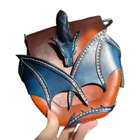Magic Dragon Dragon Wing Patchwork Contrasting Color Design Multi-Color Optional Shoulder Crossbody Bag