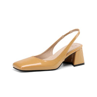 Women's Square Toe Fresh Slip-on Sandals