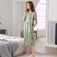 Cute Striped Womens Short-sleeve Loungewear With Color-blocking