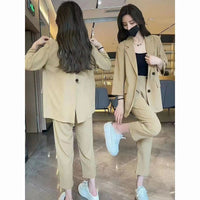 Women's Stylish And Elegant Suit Set Formal Pants And Casual Jacket