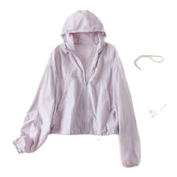 Ice-silk Quick-drying Sun-protective Clothing For Petite Figures