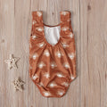 Children's European And American Women's Vest Strapless One-piece Swimsuit