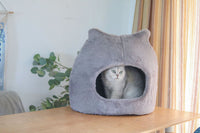 Cat Nest Autumn And Winter Warm Kittens Removable And Washable Cat Bed Semi-closed Cat Ears Cat Nest Four Seasons Universal