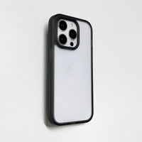 Colorful Frosted Transparent Phone Case