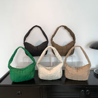Fashionable Internet-Famous Underarm Shoulder Bag Trendy Pleated Cloud-Shaped Handbag For Women