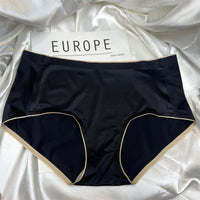 Mid-waist Silk Underwear Antibacterial Comfortable Seamless Classic Girl