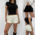 Sweet Beauty Lace Bow Millennium Style Shorts