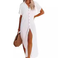 Women's Solid Color Casual Versatile Dress
