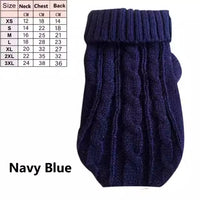 Knitted pet clothing for hairless cats