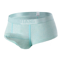 Men's Low Waist Solid Color Cotton Breathable Comfortable Boxers Underwear Boxer