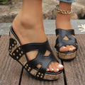 Women's Light-soled Rivet Sandals Plus Size