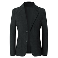 Solid-color Light-luxury Mens Casual Suit Jacket