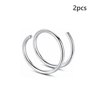 Man Women Septum Piercing Nose Ring Lip Ring Earrings