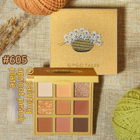Gold Foil Chocolate Eye Shadow Plate Beginner