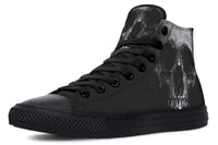 Fashion Printed Couple High Top Canvas Shoes