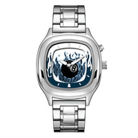 Retro Digital Display Waterproof Steel-band Sports Watch For Men