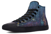 Printed Couple High-top Canvas Shoes
