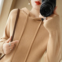Ladies Hooded Bottoming Shirt Casual Sweatshirt