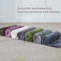 Summer Coral Fleece Blanket For Dogs Sleeping Pets