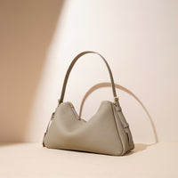 Niche Classic Simple Advanced Top Layer Cattlehide Leather Fashion Handbag