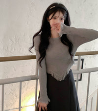 Fashionable Slim-fit Long-sleeve T-shirt Designed Specifically For Trendy Girls