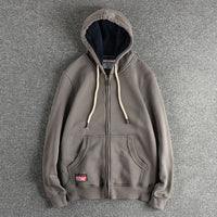 Cardigan Sweater Men's All-match Casual Solid Color Hoodie Fashion