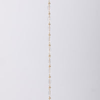 Transparent White Crystal Necklace Material