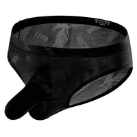 Men's Ice Silk Briefs Bullet Separation Rain Pants