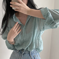 Women's Long-sleeved Sun-proof Lightweight Blouse
