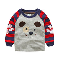 Men's Treasure Long Sleeve Stitching Cotton Bottoming Shirt