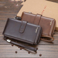 Retro Multifunctional Long Zipper Phone Bag Creative European And American Clutch