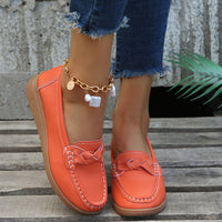 Women Flats Shoes Weave Design Soft Spring Summer Shoes