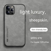 Magnetic Phone Case New Simple Sheepskin Protective Cover