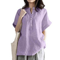 Mid-length And Long-sleeve Chic Casual Loose-fit T-shirt