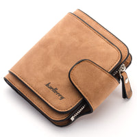 Ladies Wallet New Buckle Frosted Leather Cute