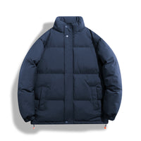 Solid-color Womens Windproof And Warm Jacket