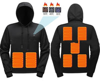 Hooded Heating Sweater Men's Outdoor Stretch Casual