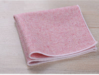 Men's Square Scarf White Bra Casual Accessories Wool